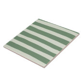 Uneven Streifen - grün Fliese (Seite)