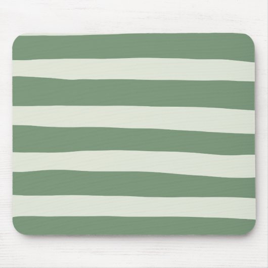 Uneven Streifen - grün Mousepad (Vorne)