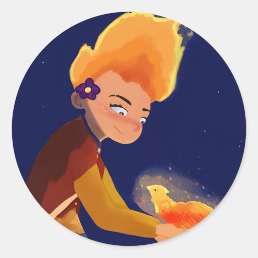 Unexpected buddy runder aufkleber (Vorderseite)