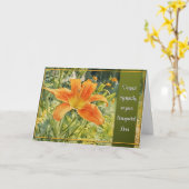 Unexpected Loss - Sympathy Card Karte (Gelbe Blume)