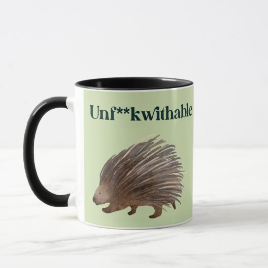 Unf**verklebbares Porcupine Tasse (Links)