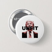 Unfähig, Präsident zu sein Button (Vorne & Hinten)
