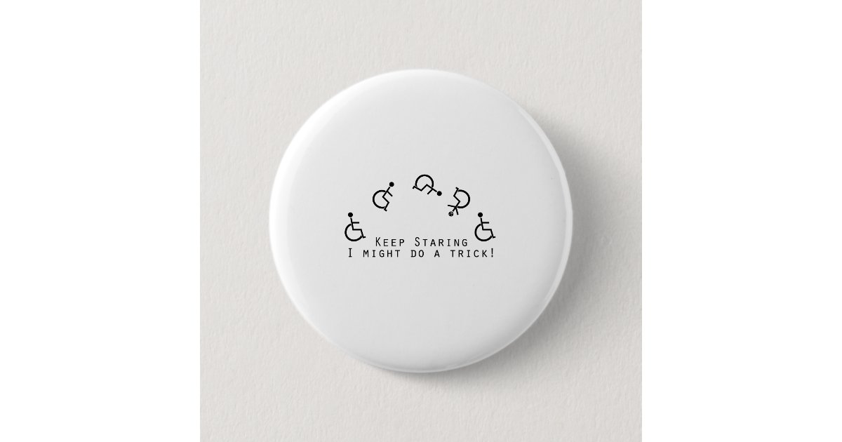 Unfahigkeits Bewusstseins Geschenk Rollstuhl Button Zazzle De