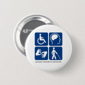 Unfähigkeits-Zugangs-Knopf Button (Vorne & Hinten)