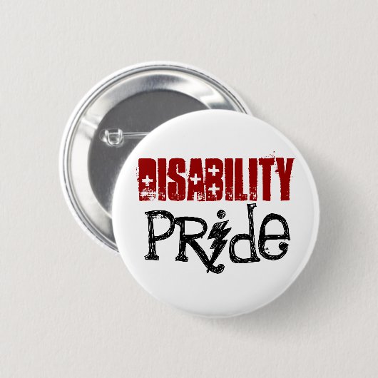 Unfähigkeitsstolzknopf Button (Vorne & Hinten)