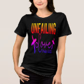 Unfailing Love Psalm 33 22 Christian Tri-Blend Shirt (Vorderseite)
