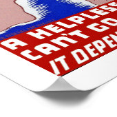 Unfair gegenüber Babys Poster (Ecke)