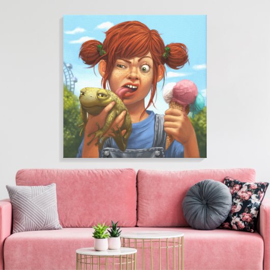 Unfaire Leinwand (Insitu (Wohnzimmer))