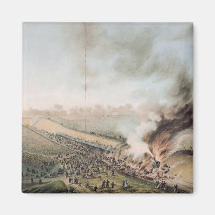 Unfall auf dem Versailles zu Bellevue Eisenbahn Magnet