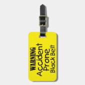 Unfall Prallengürtel Gepäckanhänger (Vorderseite vertikal)