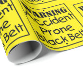 Unfall Prallengürtel Geschenkpapier (Rolleneckpunkt)