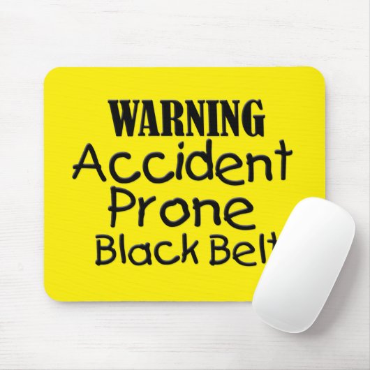 Unfall Prallengürtel Mousepad (Mit Mouse)