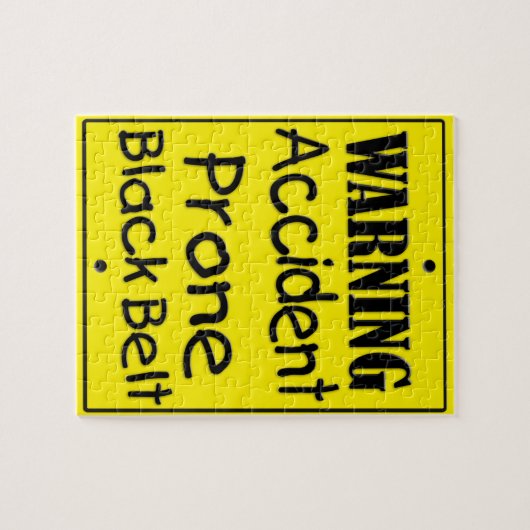 Unfall Prallengürtel Puzzle (Horizontal)