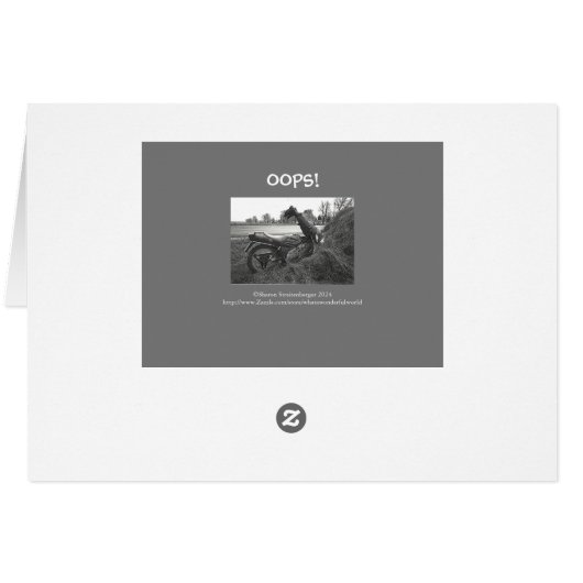 "UNFALL/Spaß/Motorrad (Rückseite Horizontal)