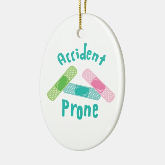 Unfall vornübergeneigt keramik ornament (Links)