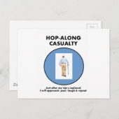 Unfälle auf Hop-Along - Bis Angesagt ersetzt Postkarte (Vorne/Hinten)