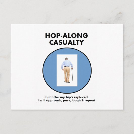 Unfälle auf Hop-Along - Bis Angesagt ersetzt Postkarte (Vorderseite)