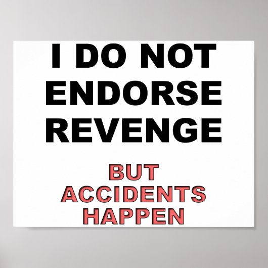 Unfälle - Funny Poster (Vorne)