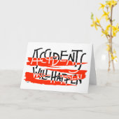 Unfälle werden passieren - gut werden karte (Gelbe Blume)