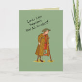 UNFÄLLIGER SPASS/"SIEHT AUS, ALS HÄTTE JEMAND EINE KARTE (Vorderseite)