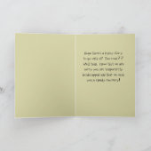 UNFÄLLIGER SPASS/"SIEHT AUS, ALS HÄTTE JEMAND EINE KARTE (Innenseite)