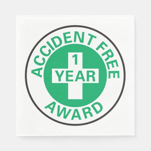 Unfallkostenpreis Serviette (Vorderseite)