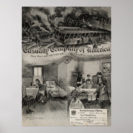 Unfallopfer Amerikas [1907] Poster (Vorne)