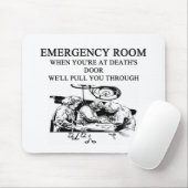Unfallstationswitz Mousepad (Mit Mouse)