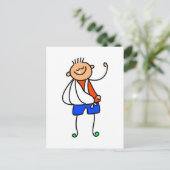 Unfallstelle Postkarte (Stehend Vorderseite)