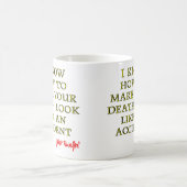 Unfalltodarmung oder Reiseumarmung Kaffeetasse (Mittel)