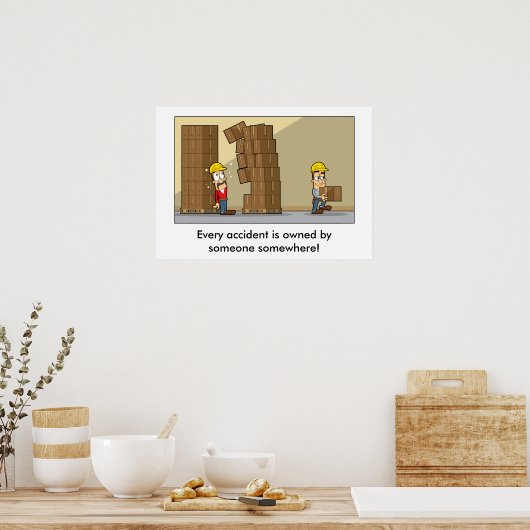 Unfallverhütung 002 poster (Küche)