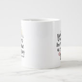 UNFEHLERHAFTE LIEBE Psalm Bibelschrift Jumbo-Tasse (Vorderseite)
