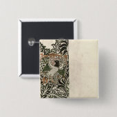 Unfertige hölzerne Blockbauweise "des Vogels und Button (Vorne & Hinten)