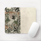 Unfertige hölzerne Blockbauweise "des Vogels und Mousepad (Mit Mouse)