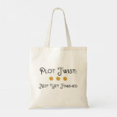 Unfertige Novel Tote Bag | Buchlover-Geschenk | Wr Tragetasche (Rückseite)