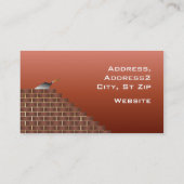 Unfertige Visitenkarte (Rückseite)