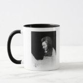 Unfertiges Porträt von Wolfgang Amadeus Mozart Tasse (Links)