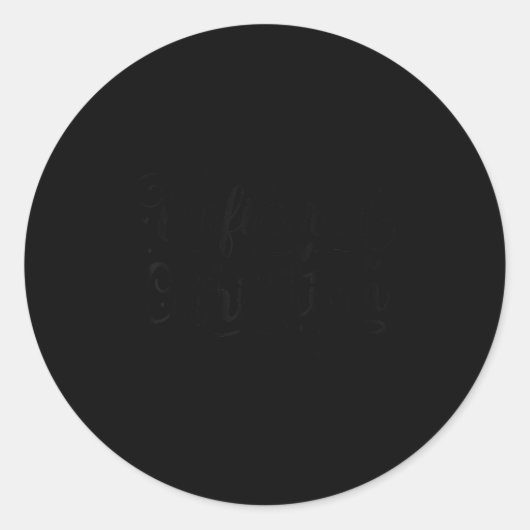 Unfiltered Christian  Runder Aufkleber (Vorderseite)