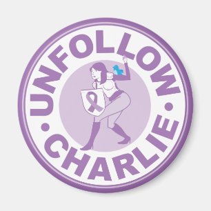 Unfollow Charlie Magnet