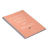 Unforgettable Words From My Patients Notizblock (Rechte Seite)