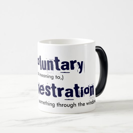 Unfreiwilliges Defenestration Verwandlungstasse (VorderseiteRechts)