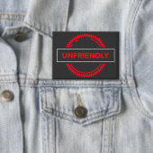 Unfreundlicher Button - Button für die farbige, ro (Insitu)