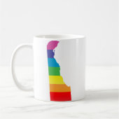 Unfreundlicher Stolz. gestreift. Kaffeetasse (Links)