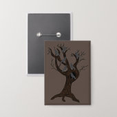 Unfreundlichkeit der Raben Button (Vorderseite/Rückseite)