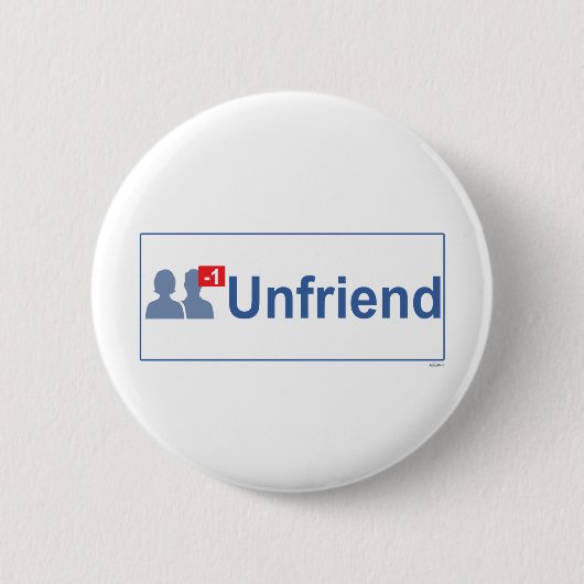 UNFRIEND Facebook Button (Vorderseite)