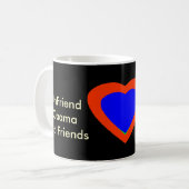 UnFriend Obama und Freunde Kaffeetasse (Vorderseite Links)