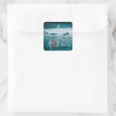 Unfrozen – Fragiles Leben bewahrt Quadratischer Aufkleber (Tasche)