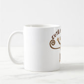 unfruchtbarer niedlicher Affe Kaffeetasse (Links)