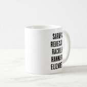 Unfruchtbarkeit Frauen der Bibel (Sarah, Hannah) Kaffeetasse (VorderseiteRechts)