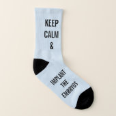 Unfruchtbarkeit IVF behält Ruhe und pflanzt die Socken (Links - Innen)